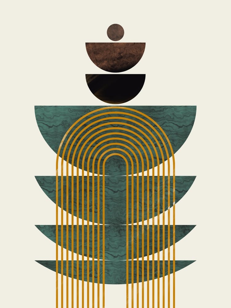 Aquamarine Marble Sphere Design