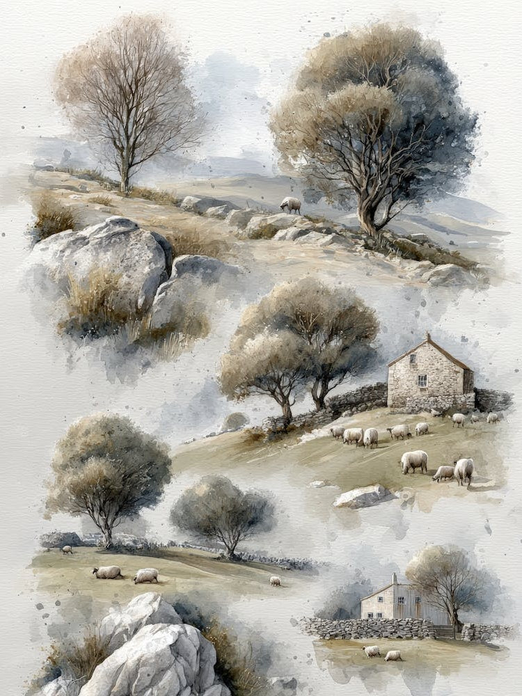 Aihrgdesign Isolated Watercolor Painting Of Countryside Lands 045250e8 D0ca 470a 89ee 893688d76153 0