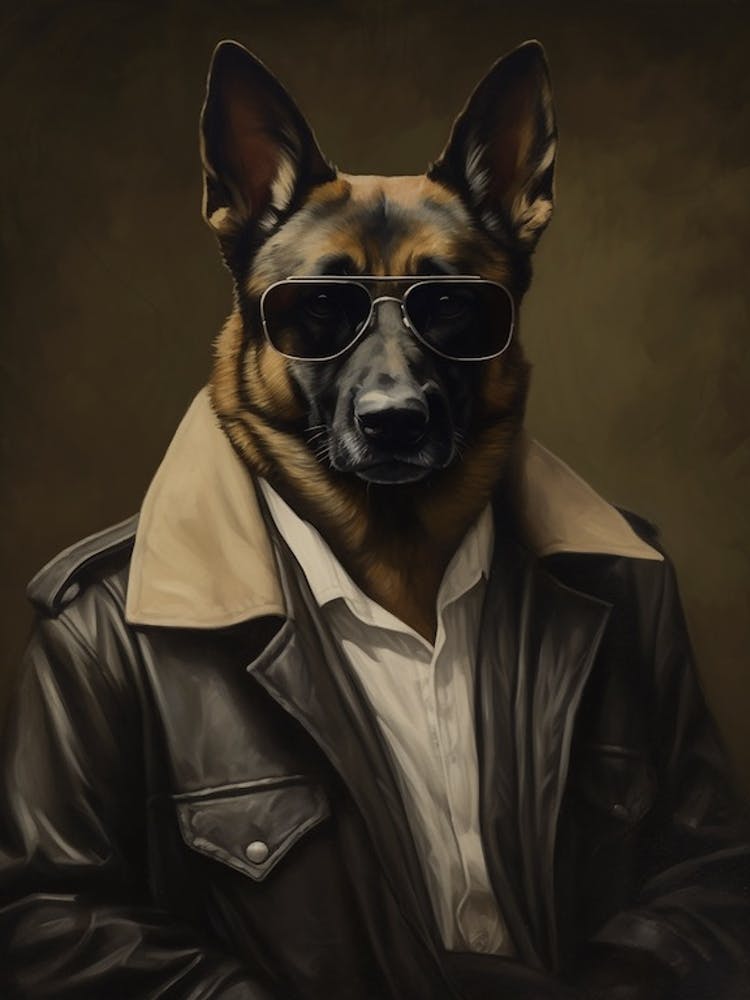 Gangster Dog German Shepherd