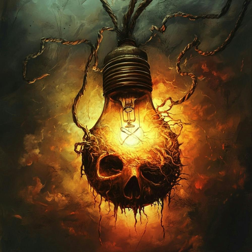 Skull Light Bulb