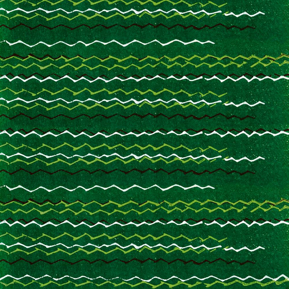 Vintage Ukiyo-e Woodblock Print Of Japanese Textile, Shima Shima, Furuya Korin (95)