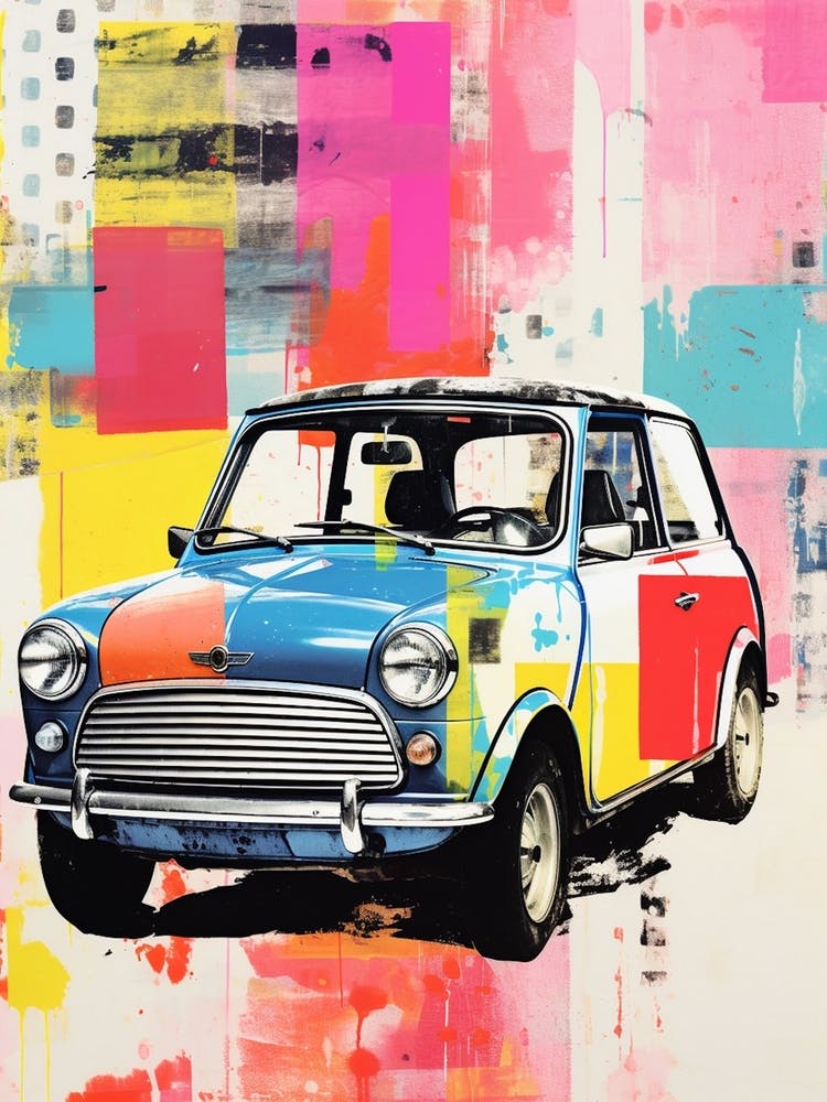 Mini Cooper Inspired Retro Vivid 3