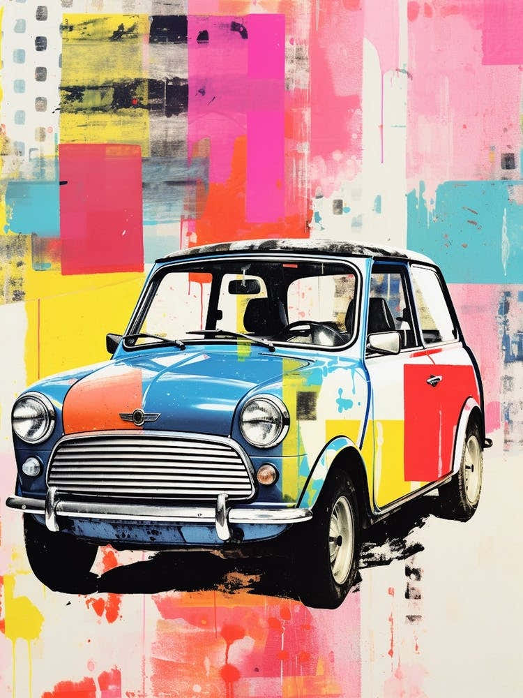 Mini Cooper Inspired Retro Vivid 3