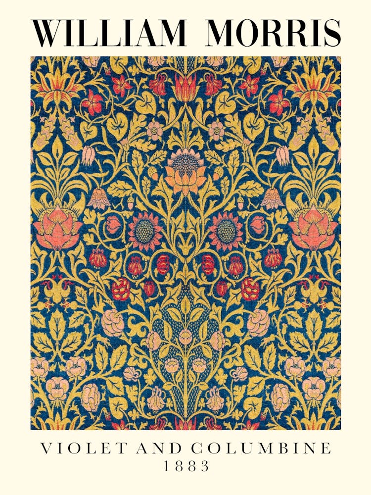 William Morris Violet And Columbian