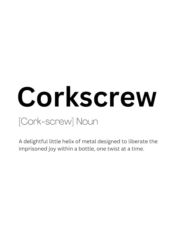 Corkscrew Definition Meaning