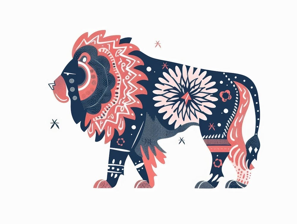 Lion Illustration 4