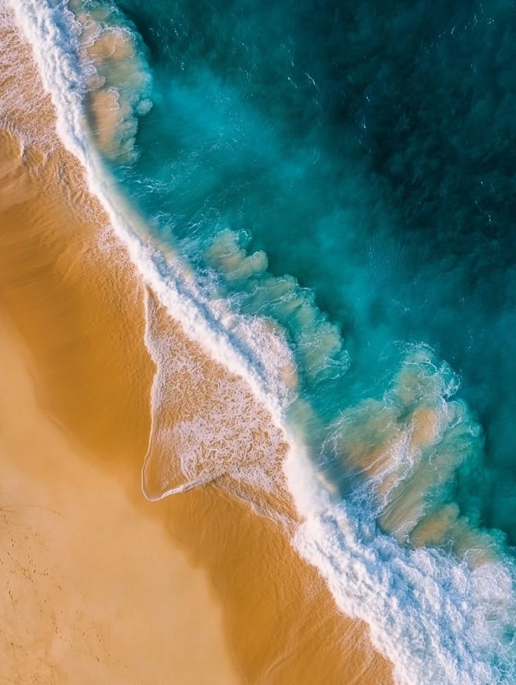 Aerial View Of A Beach 89