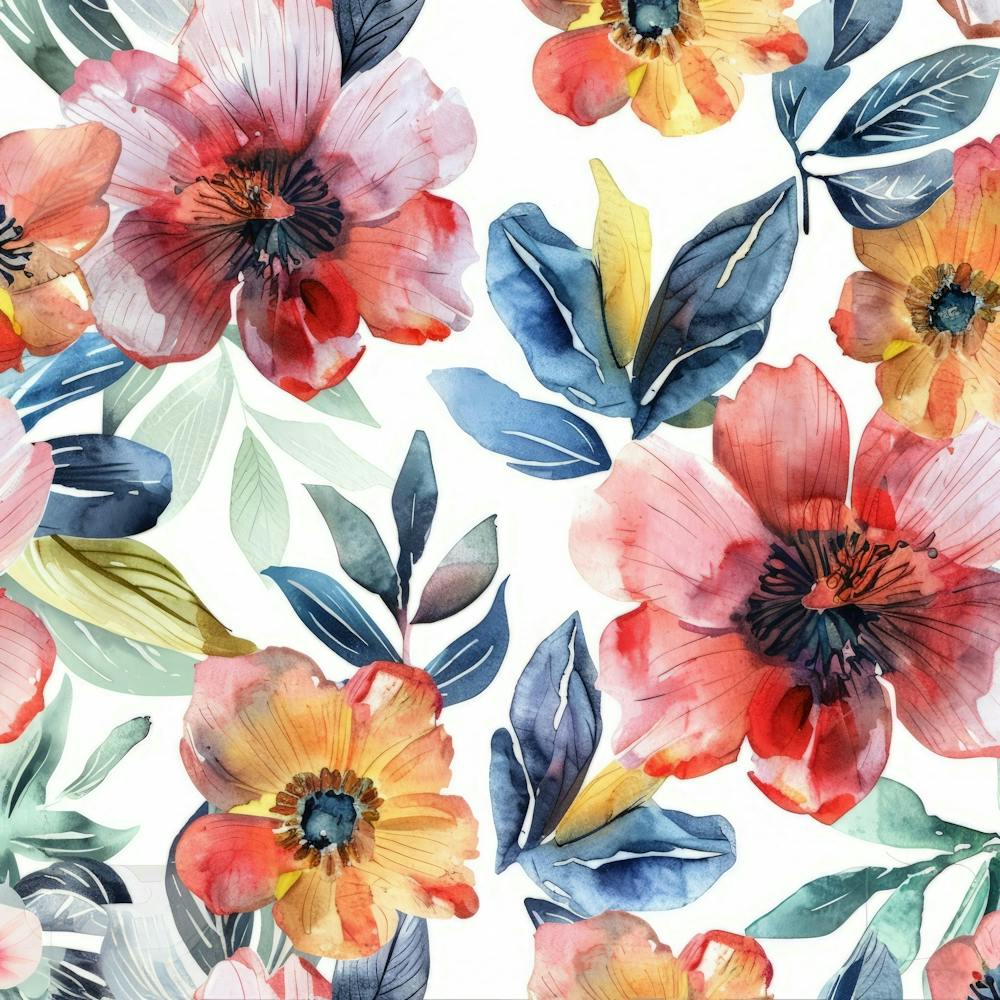 Watercolor Floral Pattern 3