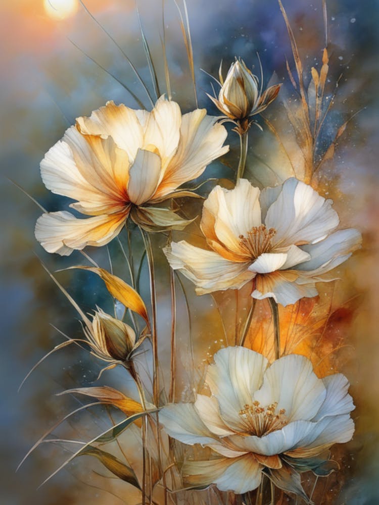 White Flowers 4