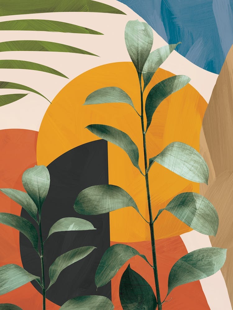 Abstract Tropical Art 5