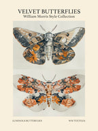 Velvet Butterflies Collection Luminous Butterflies William Morris Style 10