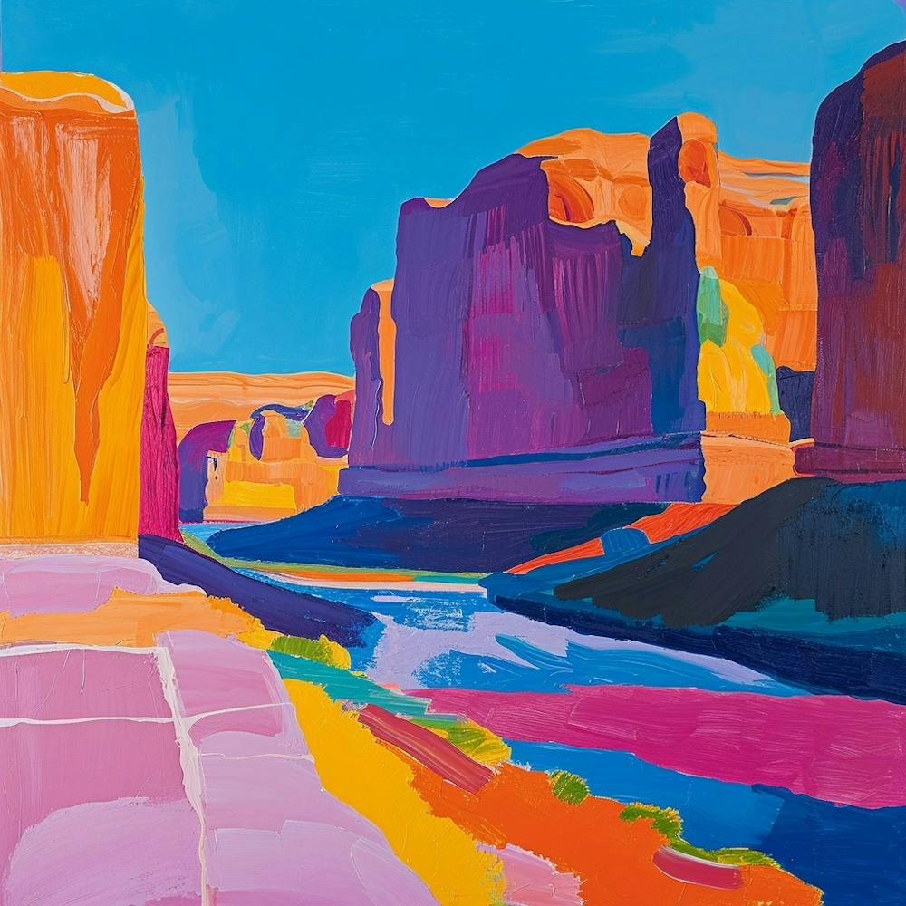 Colourful Abstract Arches National Park Usa 2