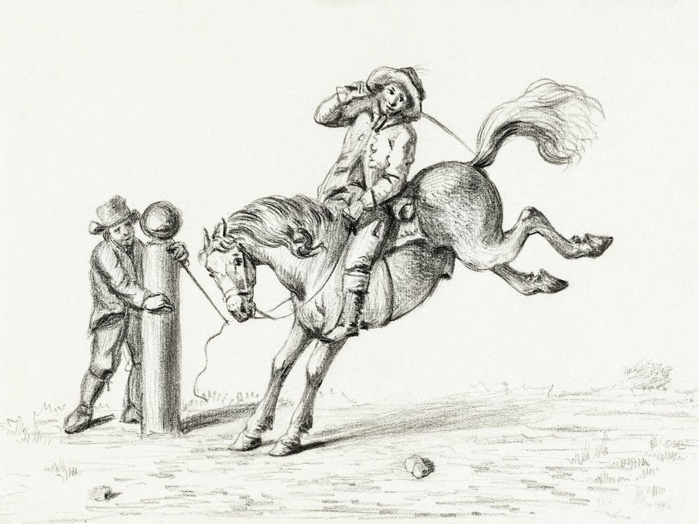 Taming A Horse, Jean Bernard