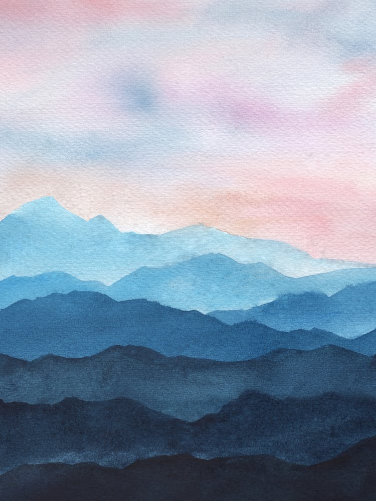 Abstract Blue Mountains