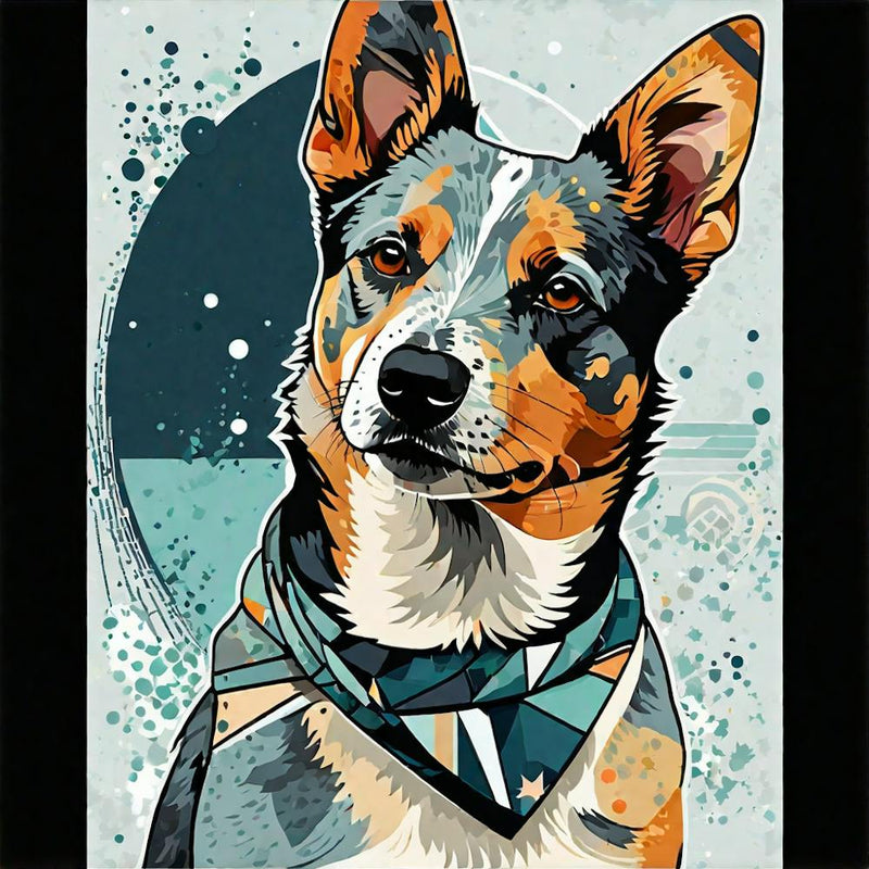 Blue Heeler Sitting Pretty