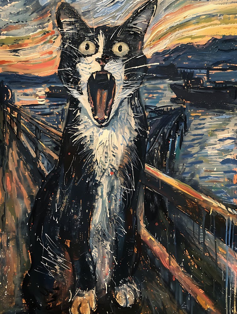 Chat Fantastique Hurlant 13
