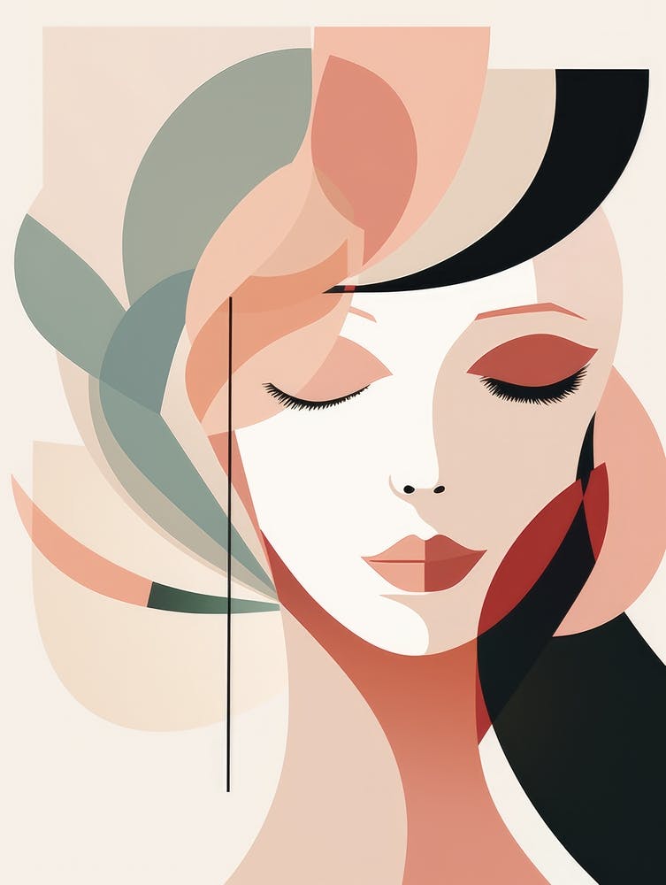 Abstract Portrait Of A Woman 8