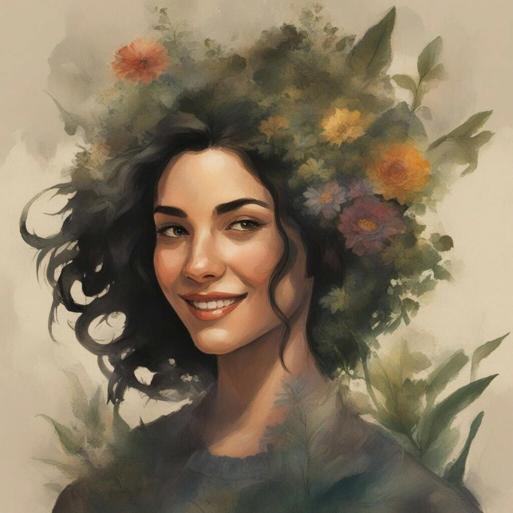 Botanical Flower Girl