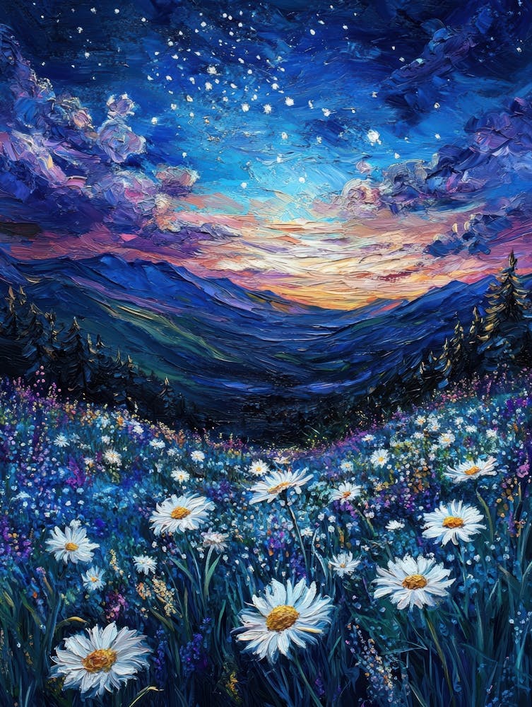 Daisies In The Meadow 15