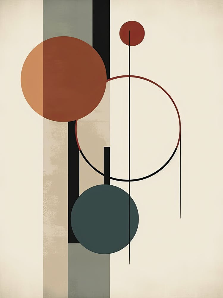 Boho Sunset Sway; Mid Century Horizon