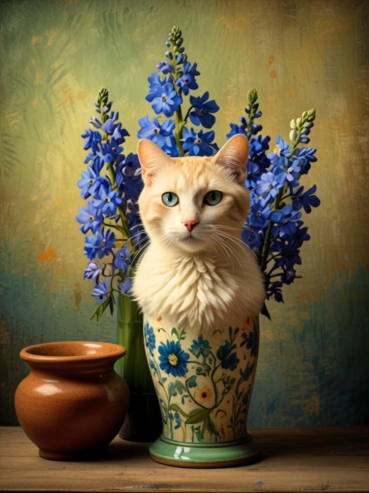 Cat In A Vase 3