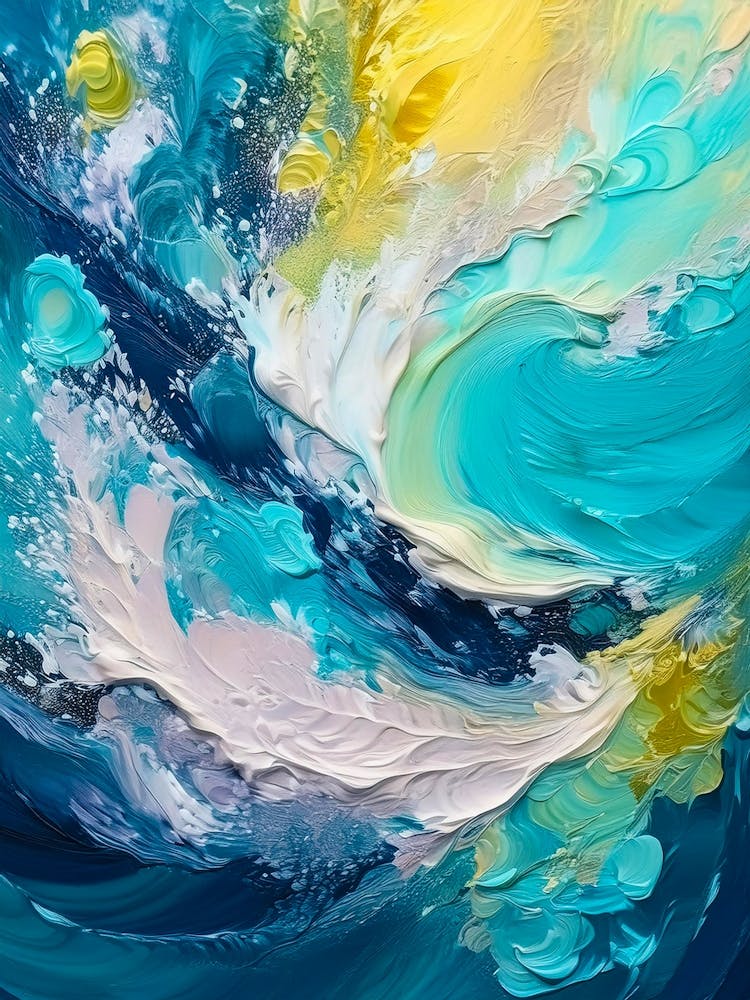 Abstract Representation Of The Ocean