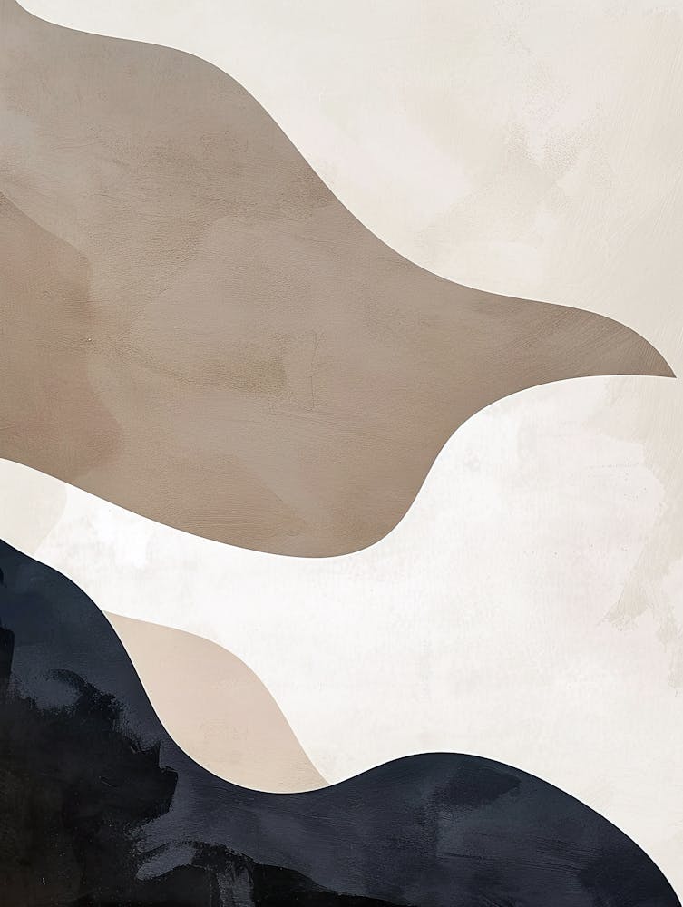 Flowing Solitude Minimalist Style