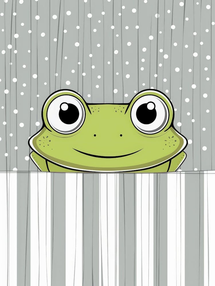 Frog In The Rain