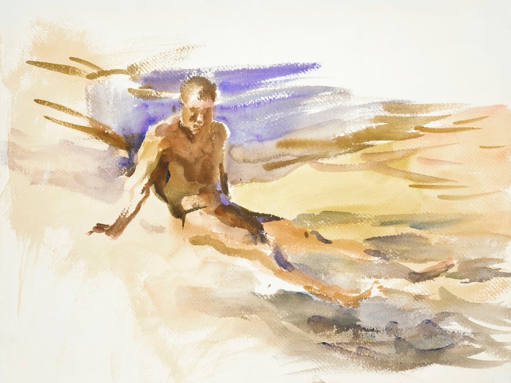 Bather, Florida (1917), John Singer Sargent