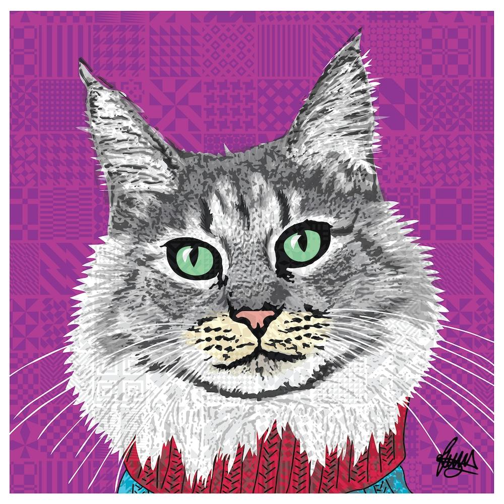 Huck Maine Coon Square