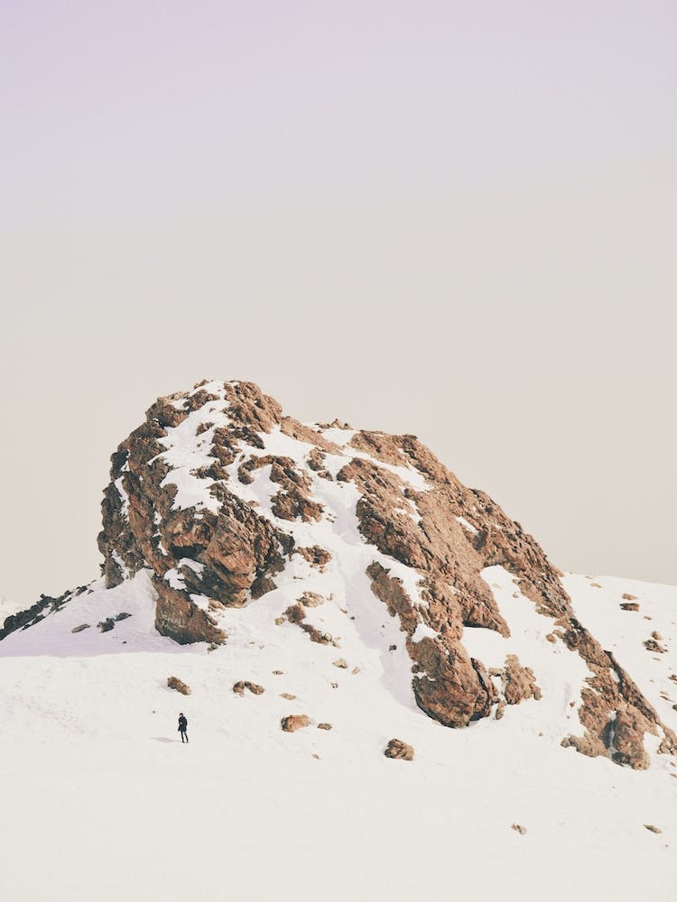 Pastel Snowy Mountain