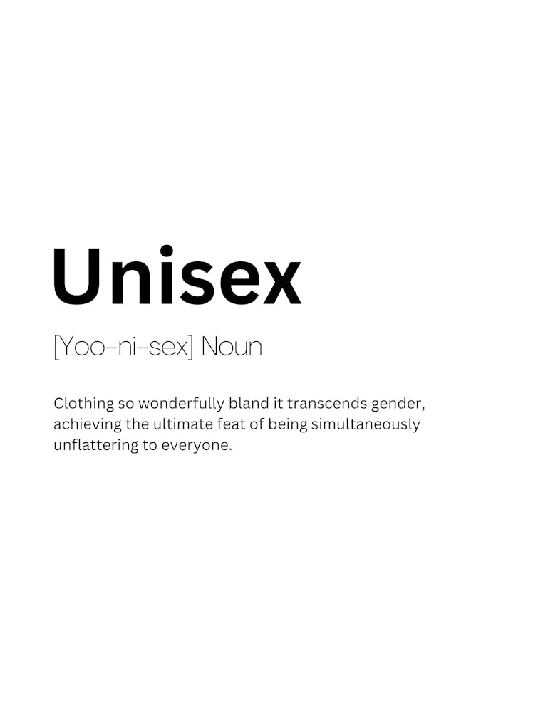 Unisex Definition Meaning
