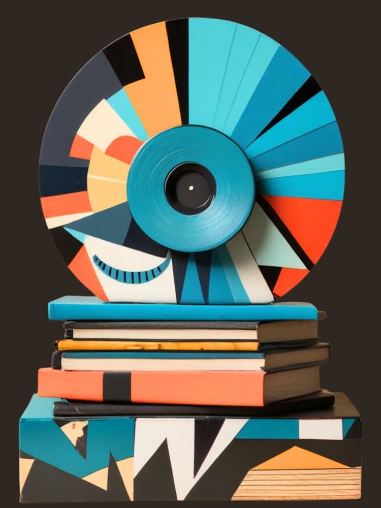 Cd On Top Of Books