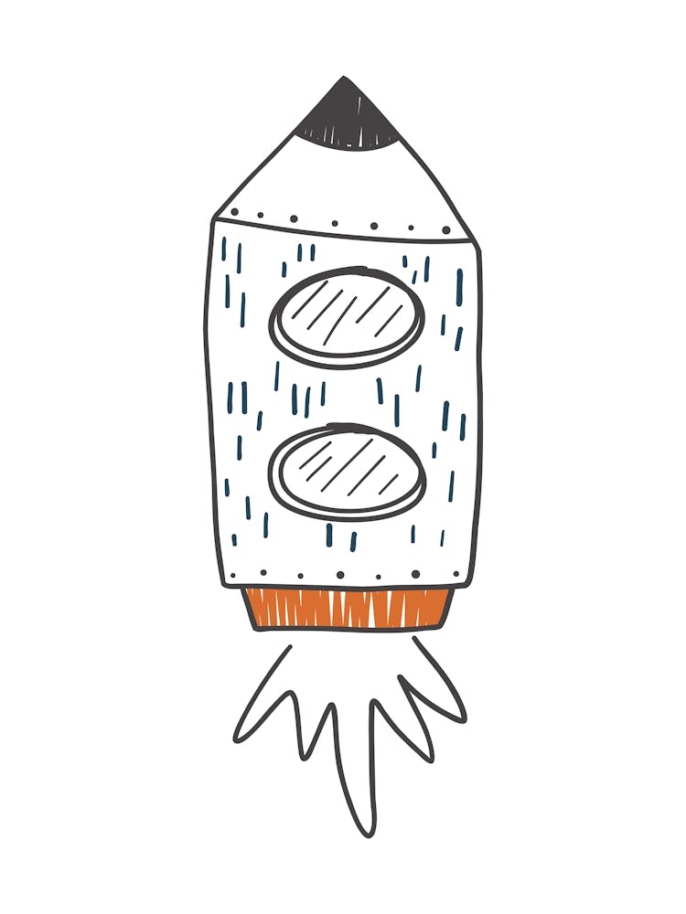 Rocket Ship Space Kids Room 2 1