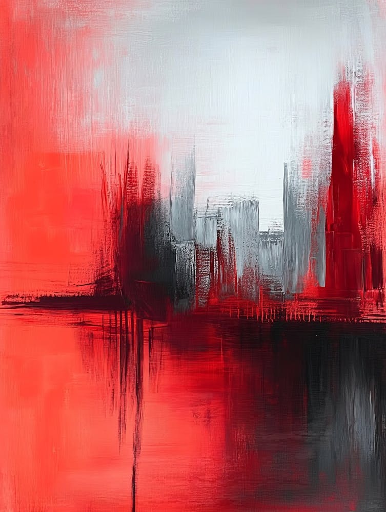 Abstract City Canvas Print