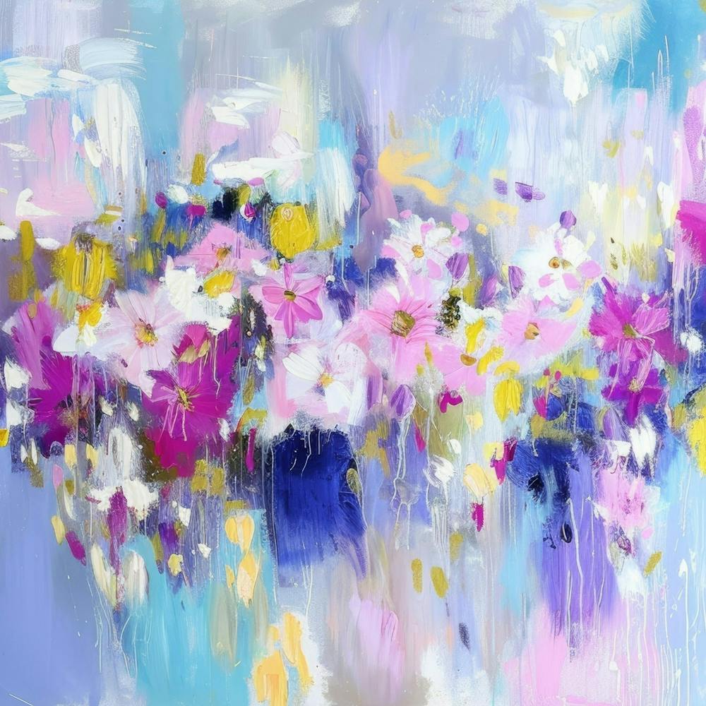 Abstract Flower Painting 16