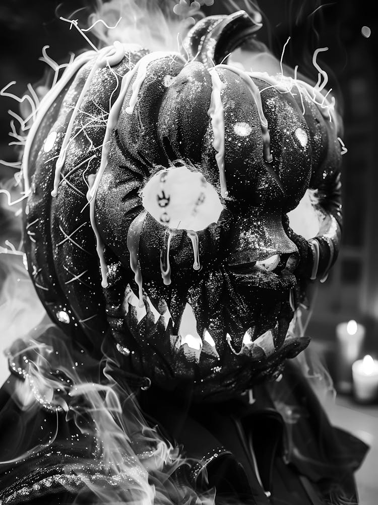 Halloween Kürbis Maske