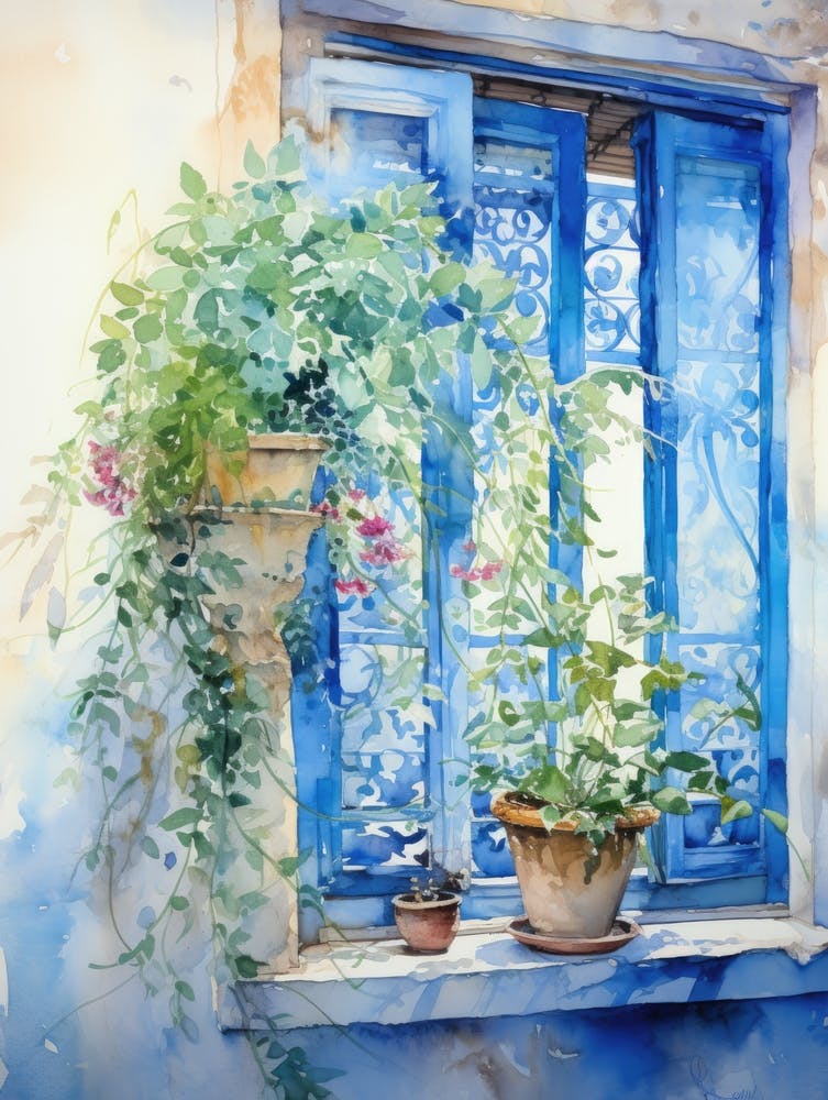 Blue Window 1