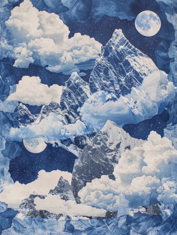 Moon And Clouds