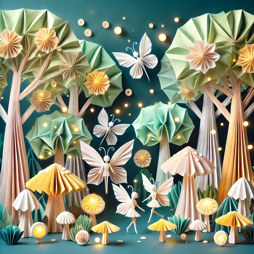 Fairy Forest In Paper