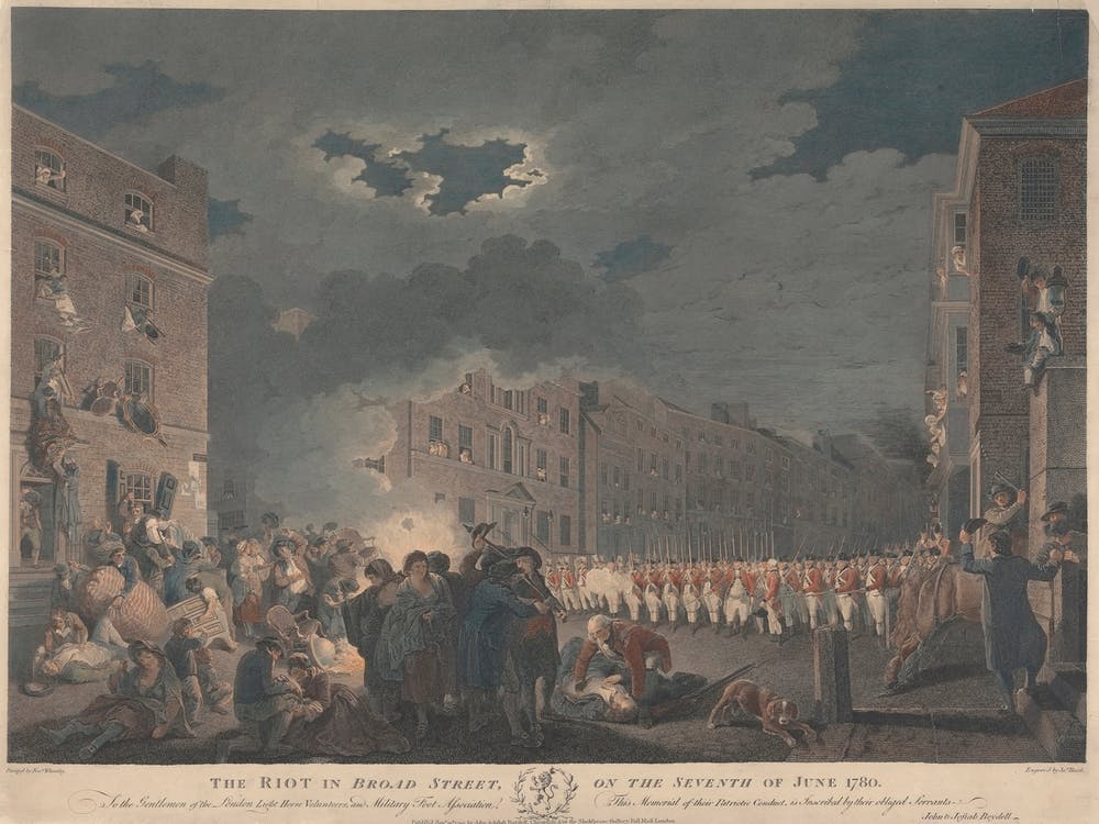 The Riot In Broad Street On The Seventh Of June (1780), James Heath