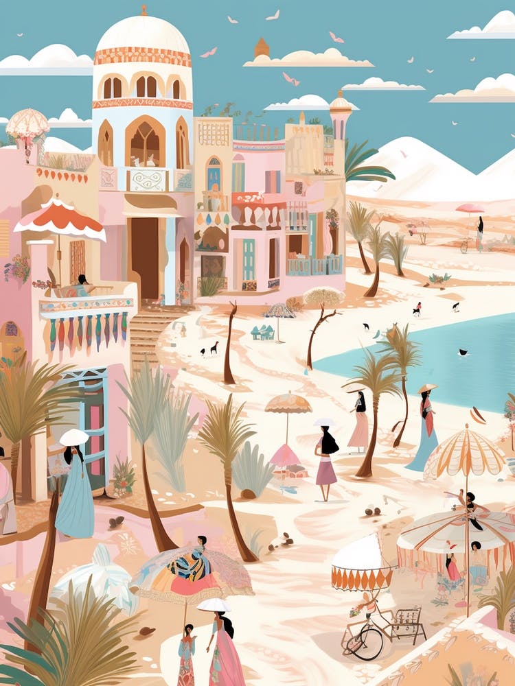 Sharm El Sheikh Egypt 3 Illustration