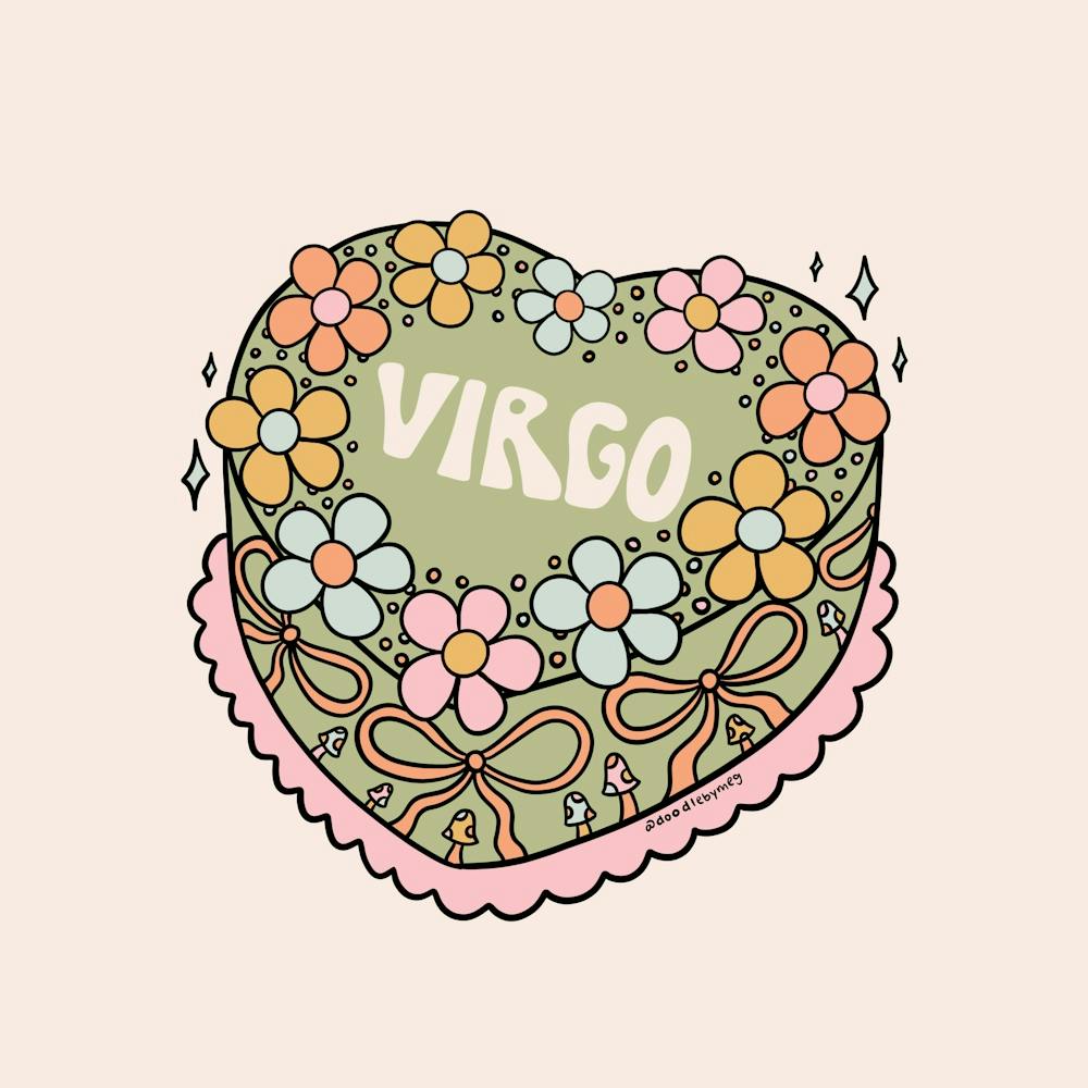Virgo Heart Cake