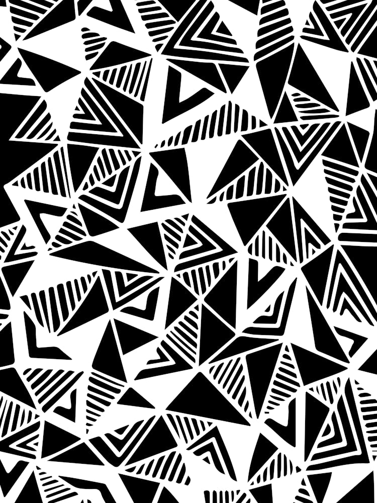 Jazzige Dreiecke Abstrakt Geometrisch