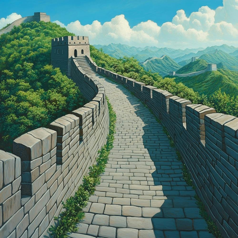 Great Wall Of China Art 2