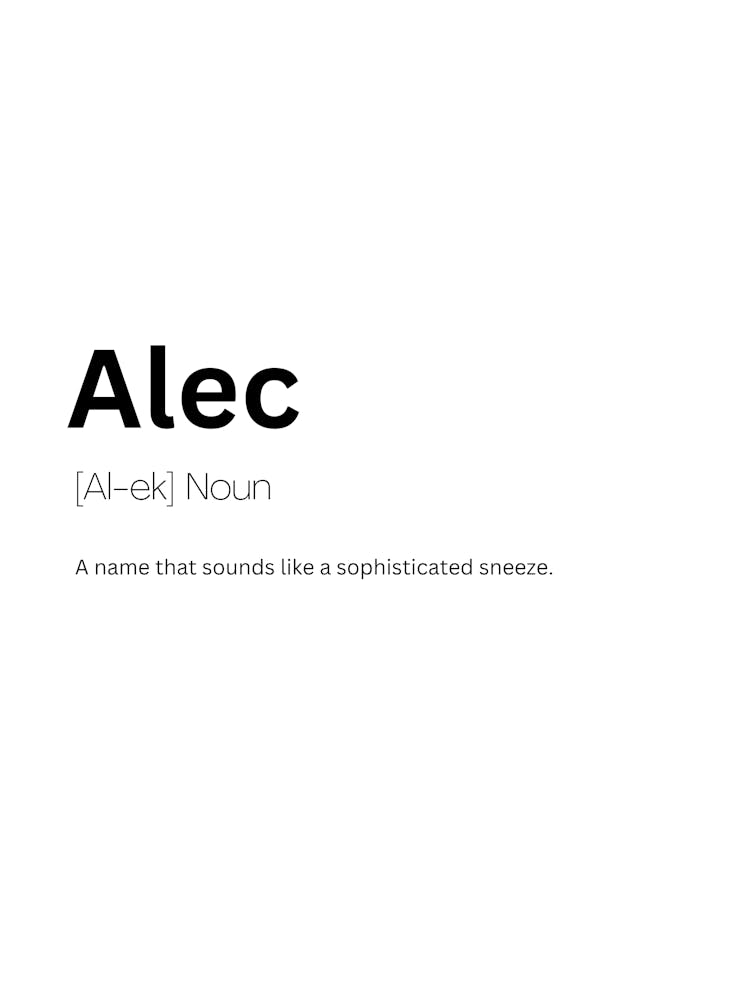 Alec Definition Meaning