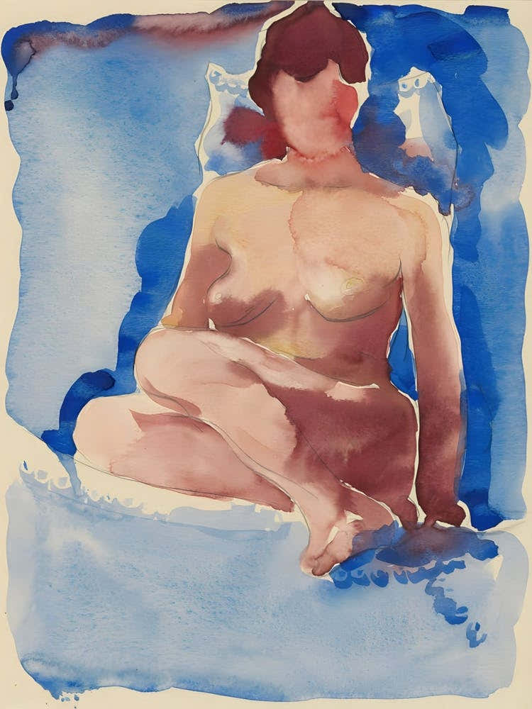 Georgia O'Keeffe - Seated Nude