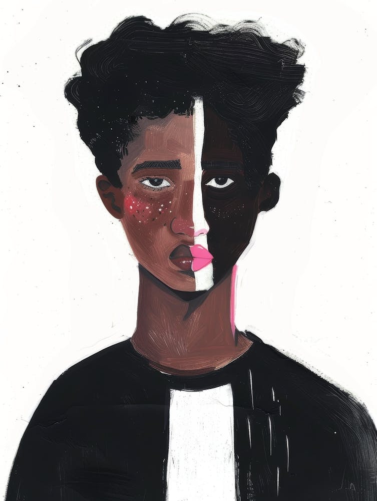 Black And White Boy