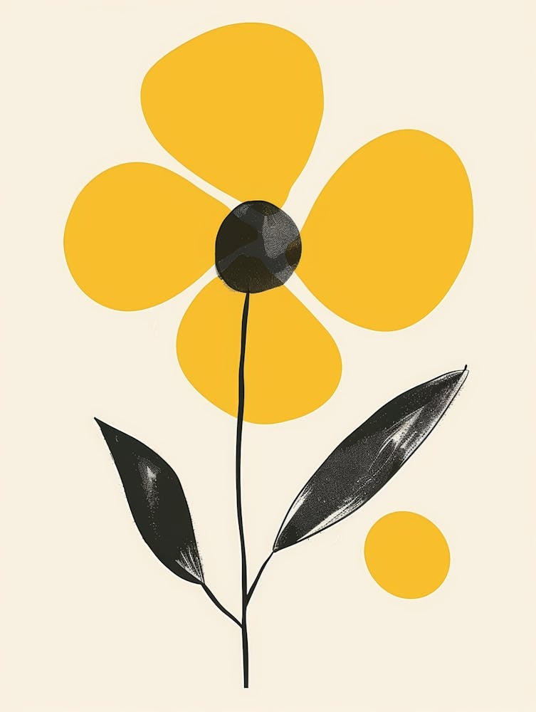 Gelbe Blume 4