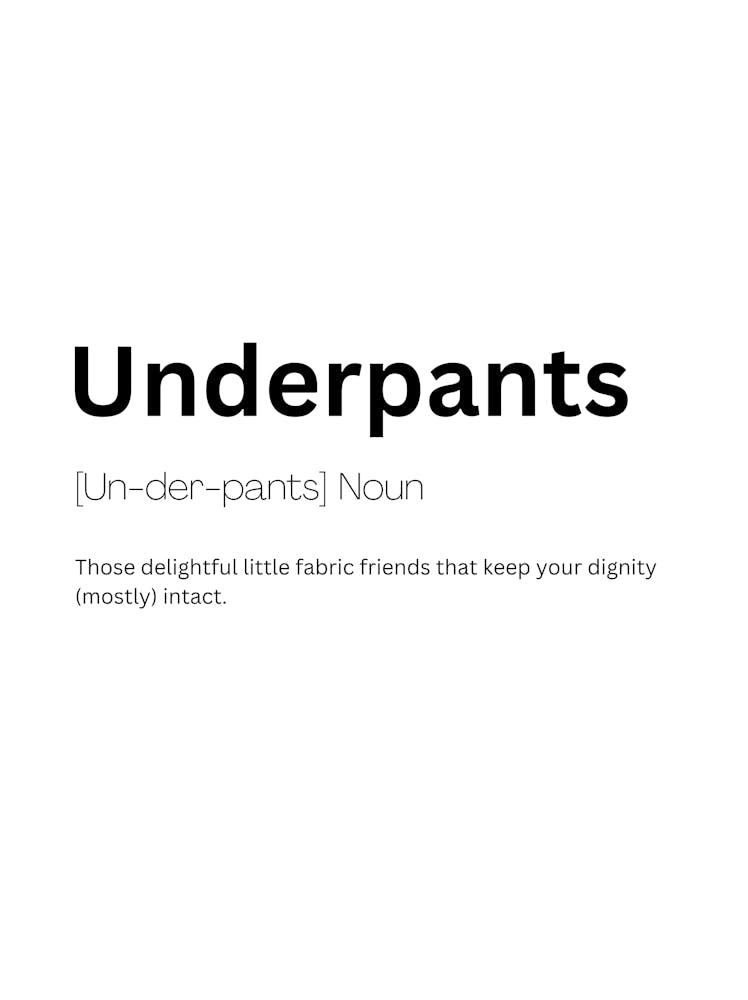 Underpants Definition Meaning